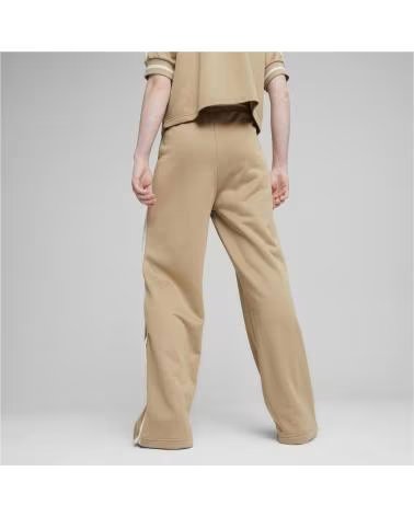 PUMA PANTALONI TUTA PUMA WIDE LEG DA DONNA MARRON