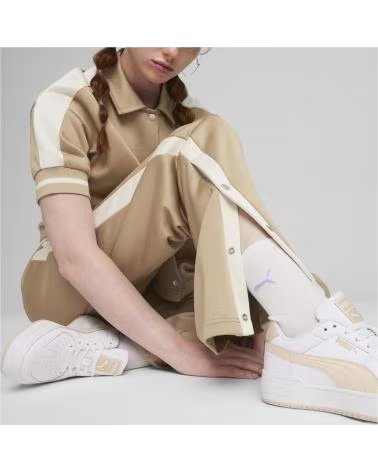 PUMA PANTALONI TUTA PUMA WIDE LEG DA DONNA MARRON