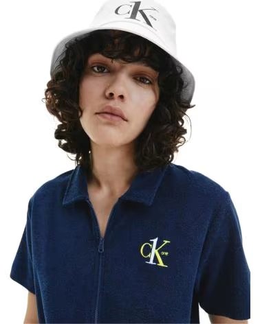 CALVIN KLEIN CAPPELLO BUCKET CALVIN KLEIN CK ONE BIANCO UNISEX BLANCO