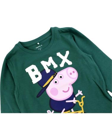 NAME IT CAMISETA DE MANGA LARGA PEPPA PIG BMX PARA NIÑOS VERDE