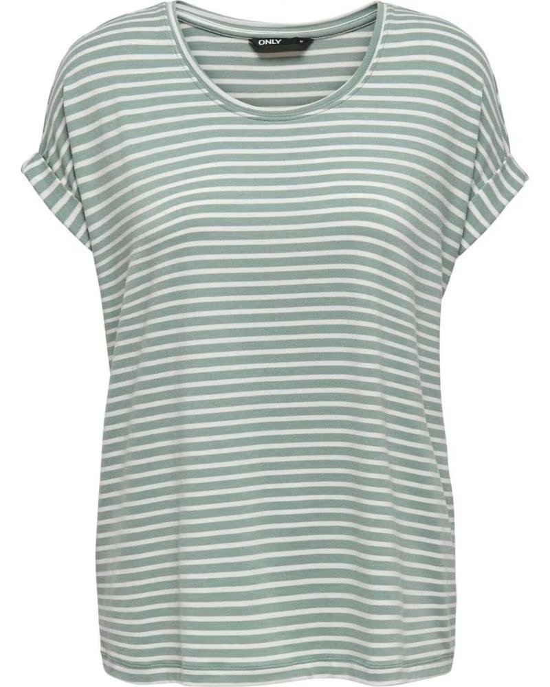 ONLY CAMISETA DE MANGA CORTA EN PARA MUJER VERDE