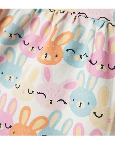 NAME IT VESTIDO DE BEBÉ NAME IT ESTAMPADO DE CONEJITOS BLANCO