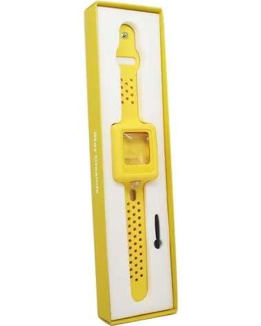CLEANDS UNISEX YELLOW DIGITAL BRACELET AMARILLO