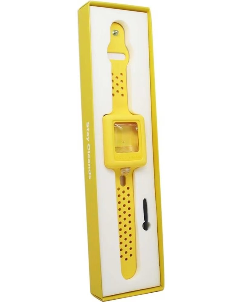 CLEANDS UNISEX YELLOW DIGITAL BRACELET AMARILLO