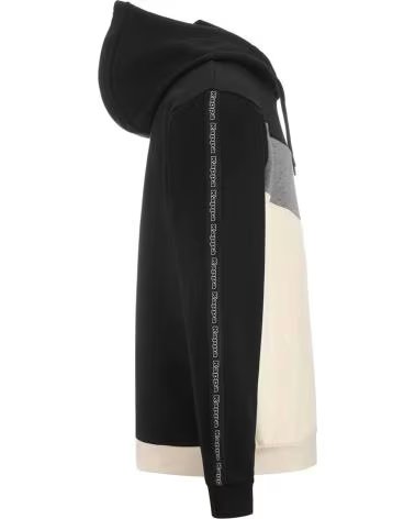 KAPPA SUDADERA CON CAPUCHA EN PARA HOMBRE NEGRO