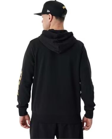 NEW ERA SUDADERA CHICAGO BULLS TEAM SCRIPT NEGRO