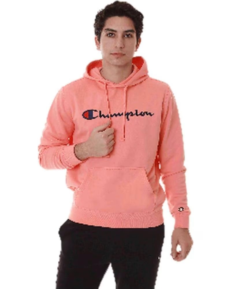 CHAMPION SUDADERA HOODED SWEATSHIRT HOMBRE ROSA