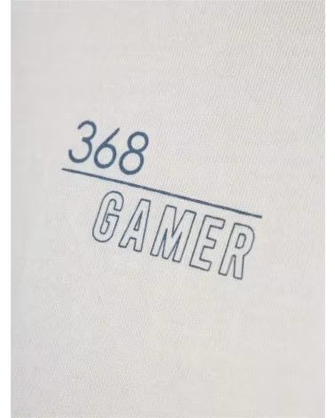 NAME IT NAME IT KURZARM-T-SHIRT FÜR JUNGEN MIT "368 GAMER"-PRINT BLANCO