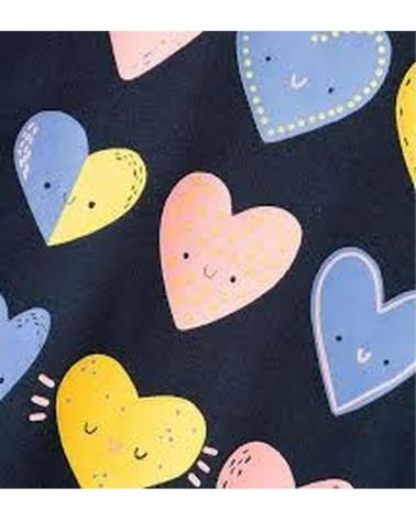 NAME IT CAMISETA DE MANGA LARGA CON CORAZONES PARA NIÑA AZUL