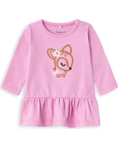 NAME IT BLUSA ROSA CON ESTAMPADO DE CIERVO PARA NIÑA ROSA
