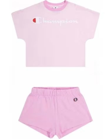 CHAMPION CONJUNTO ESPORTIVO CHAMPION ROSA PARA MENINA ROSA