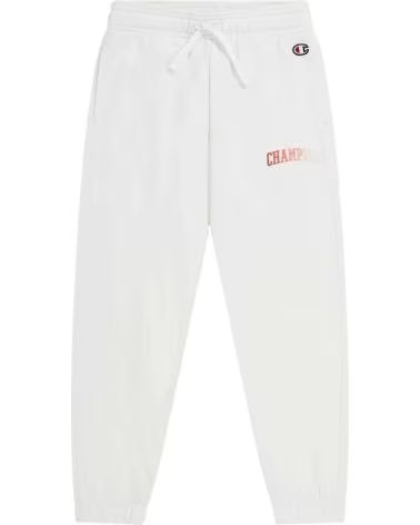 CHAMPION PANTALONI LUNGHI CHAMPION DA DONNA BLANCO