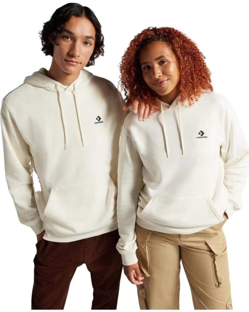 CONVERSE SWEATSHIRT À CAPUCHE CONVERSE UNISEXE BEIGE BEIGE