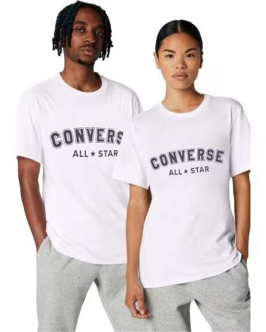 CONVERSE CONVERSE ALL STAR T-SHIRT MIT KURZEN ÄRMELN FÜR HERREN BLANCO