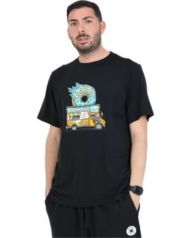 CONVERSE CAMISETA DE MANGA CORTA EN PARA HOMBRE NEGRO