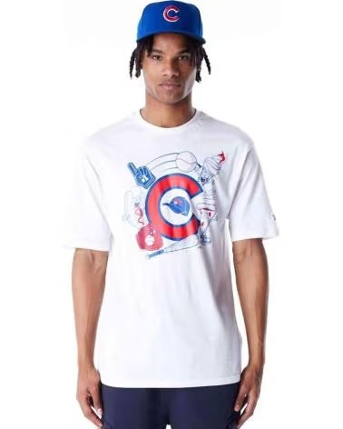 NEW ERA MAGLIETTA UNISEX NEW ERA CON LOGO BIANCO BLANCO