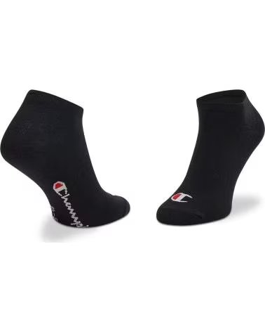 CHAMPION LOT DE 3 CHAUSSETTES DE SPORT NOIRES UNISEXES CHAMPION NEGRO