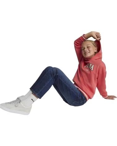 PUMA PUMA GIRLS´ HOODIE ROSA