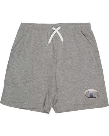 CHAMPION TEXTIL MARCA MODELO SHORTS PARA JUNIOR GRIS