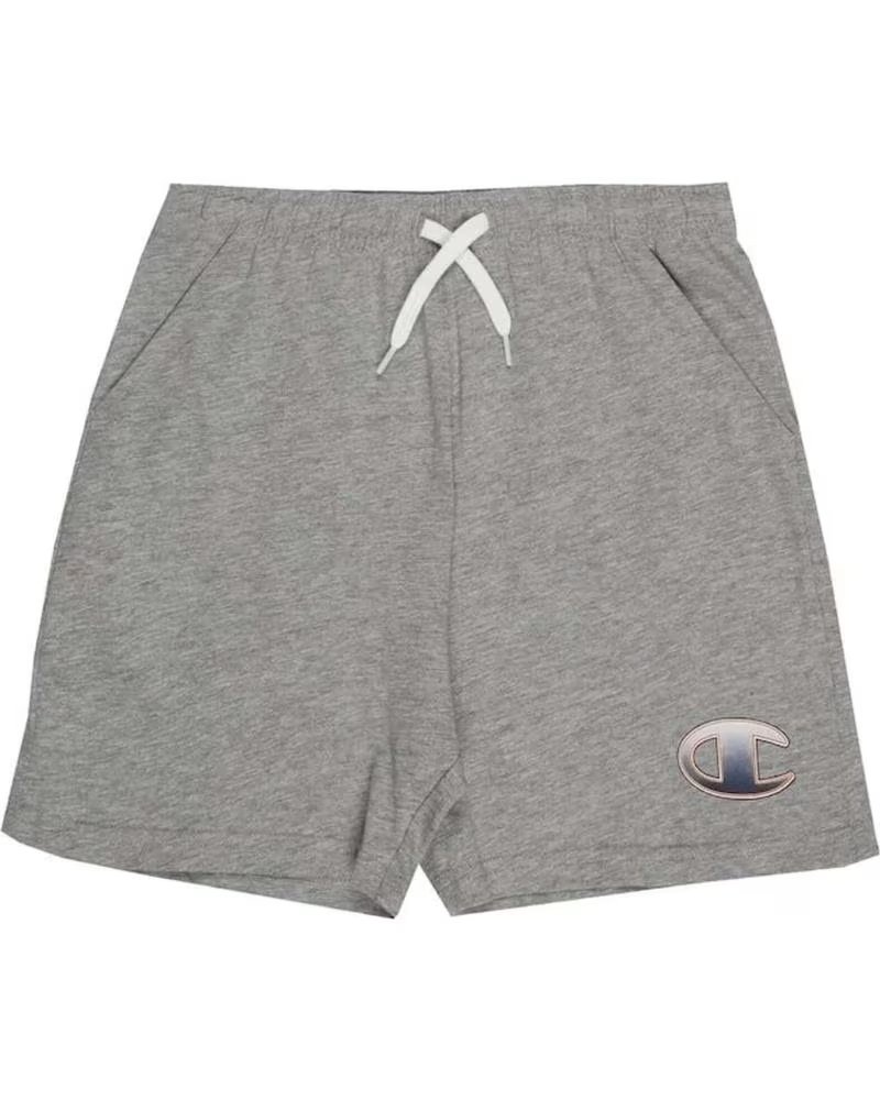 CHAMPION TEXTIL MARCA MODELO SHORTS PARA JUNIOR GRIS