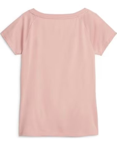 PUMA CAMISETA PUMA ESSENTIALS LOGO MANGA CORTA MUJER ROSA ROSA
