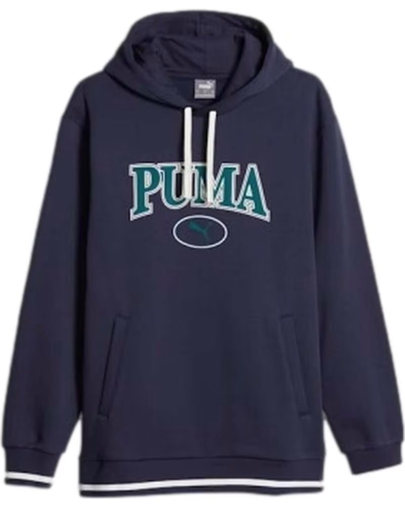 PUMA MOLETOM COM CAPUZ PUMA ARCHIVE BLOCK UNISSEX AZUL AZUL
