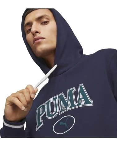 PUMA MOLETOM COM CAPUZ PUMA ARCHIVE BLOCK UNISSEX AZUL AZUL