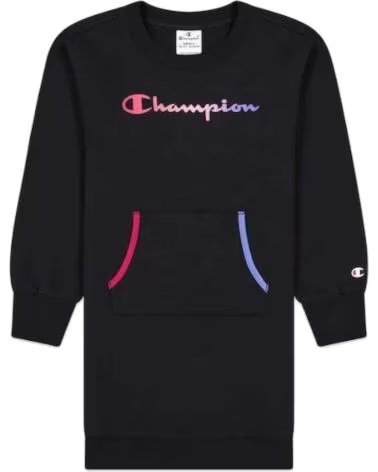 CHAMPION VESTIDO CHAMPION DE MANGA LARGA PARA NIÑA NEGRO NEGRO