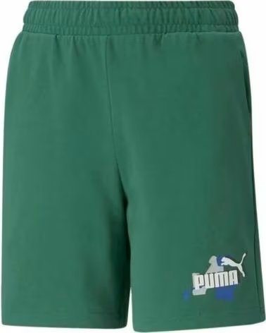 PUMA PUMA ESSENTIALS LOGO SHORTS KINDER GRÜN VERDE