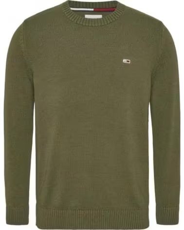 TOMMY JEANS MAGLIONE TOMMY JEANS DA UOMO VERDE VERDE