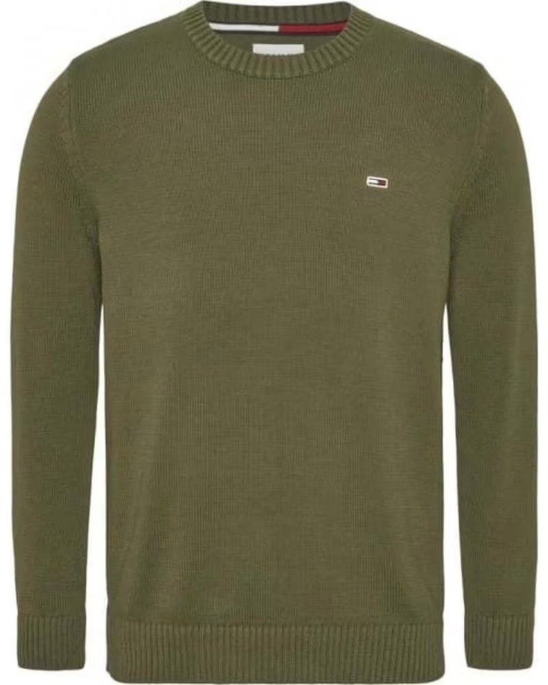 TOMMY JEANS MAGLIONE TOMMY JEANS DA UOMO VERDE VERDE