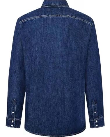 PEPE JEANS PEPE JEANS LANGARM-JEANSHEMD FÜR HERREN AZUL