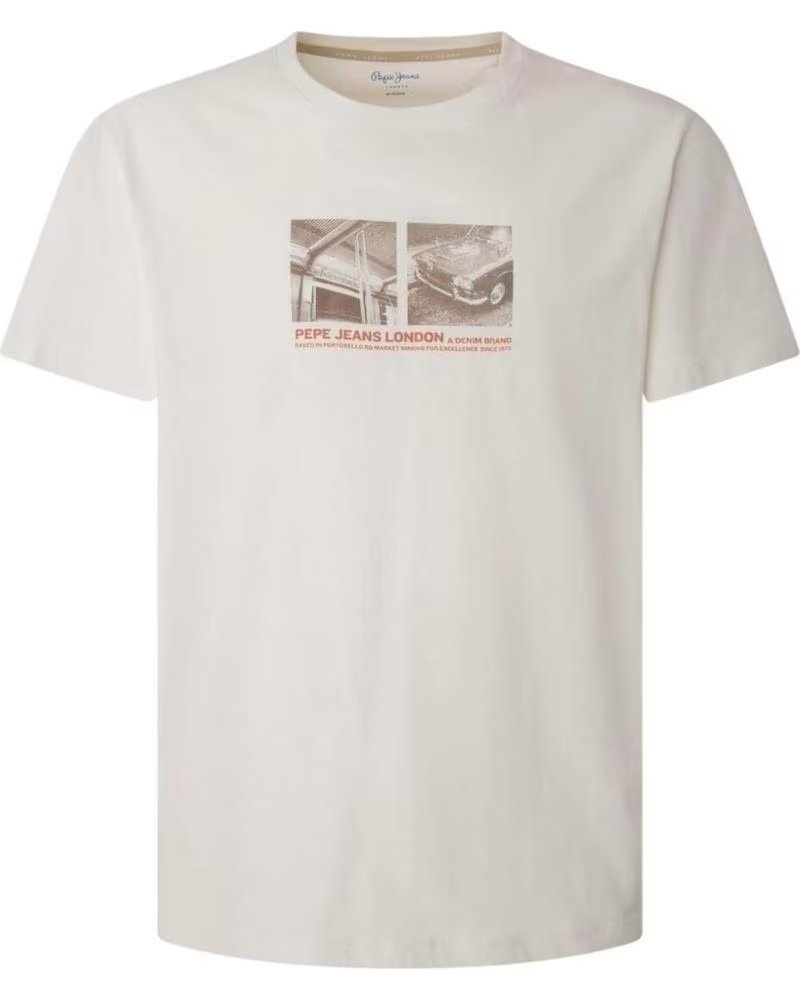 PEPE JEANS CAMISETA PEPE JEANS DE MANGA CORTA PARA HOMBRE BLANCO