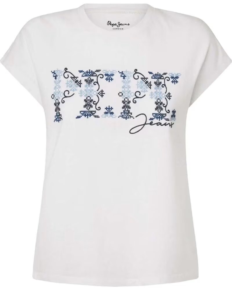 PEPE JEANS CAMISETA PEPE JEANS DE MANGA CORTA PARA MUJER BLANCO