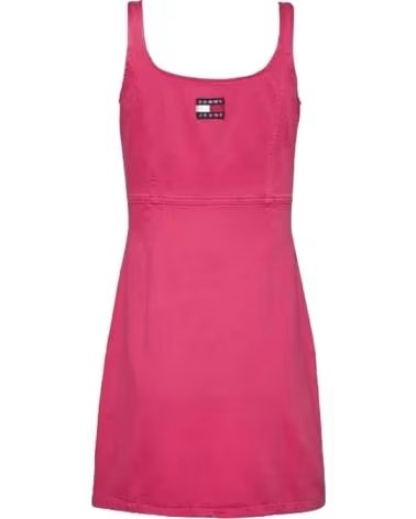 TOMMY JEANS VESTITO ROSA CON SPALLINE TOMMY JEANS DA DONNA ROSA