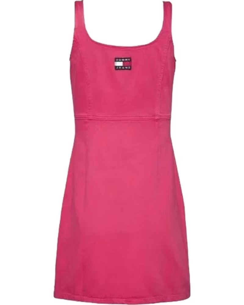 TOMMY JEANS VESTITO ROSA CON SPALLINE TOMMY JEANS DA DONNA ROSA