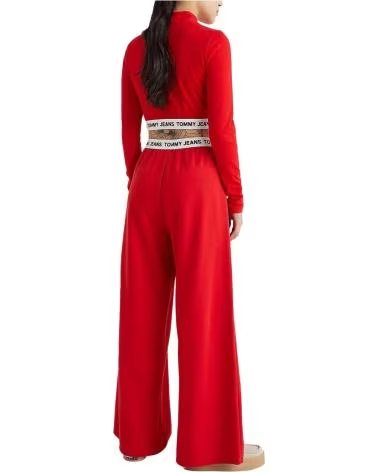 TOMMY JEANS TOMMY JEANS WEITE HOSE DAMEN ROT ROJO