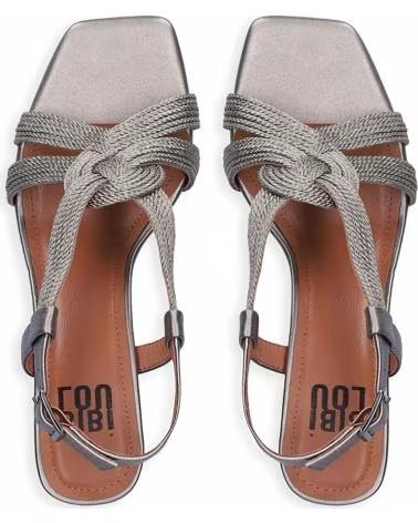 BIBI LOU SANDALI CON TACCO ARGENTO DA DONNA BIBI LOU PLATEADO