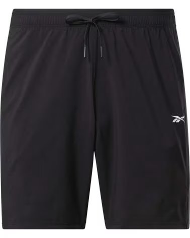 REEBOK PANTALONCINO REEBOK RUNNING UOMO NERO NEGRO