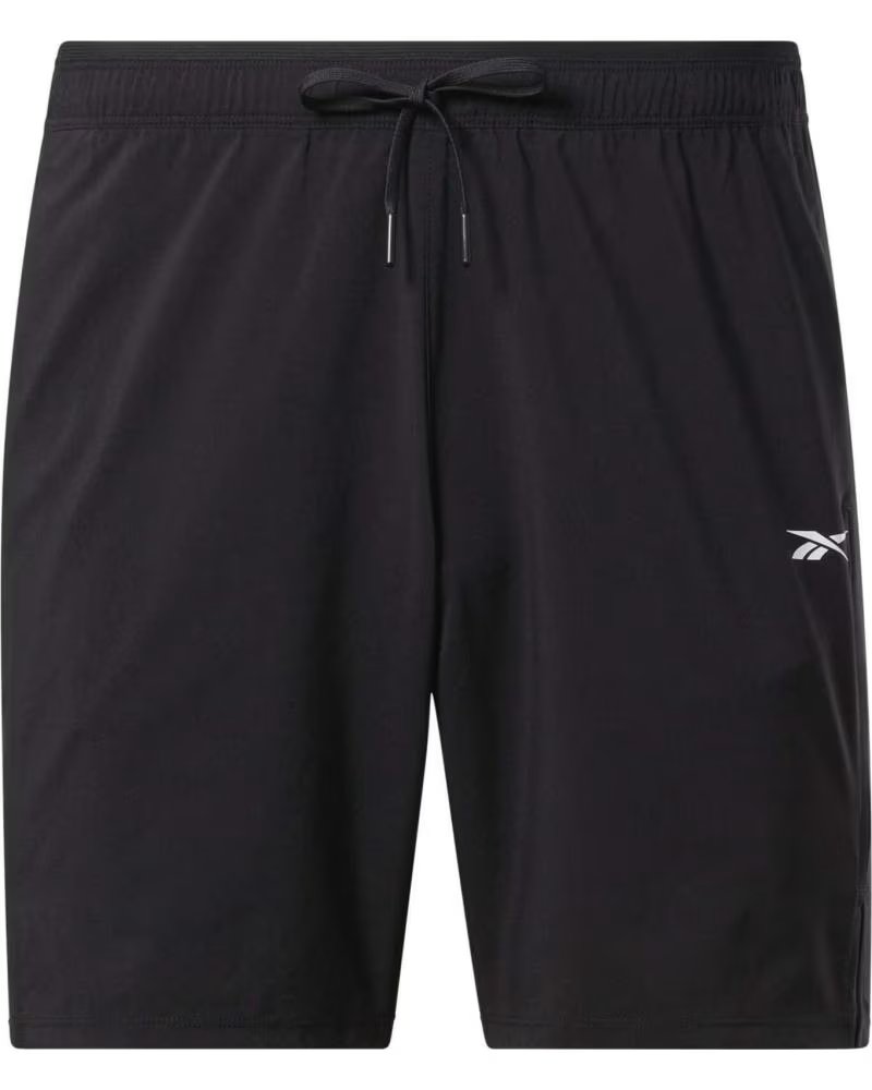 REEBOK PANTALONCINO REEBOK RUNNING UOMO NERO NEGRO