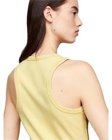 TOMMY JEANS VESTITO ADERENTE CON SPALLINE SOTTILI TOMMY JEANS DA DONNA AMARILLO