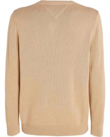 TOMMY JEANS TOMMY JEANS STRICKPULLOVER FÜR HERREN IN BEIGE MARRON
