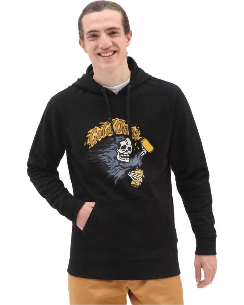 VANS OFF THE WALL SUDADERAS HOMBRE VANS MODELO COLD ONES COLOR NEGRO BLACK