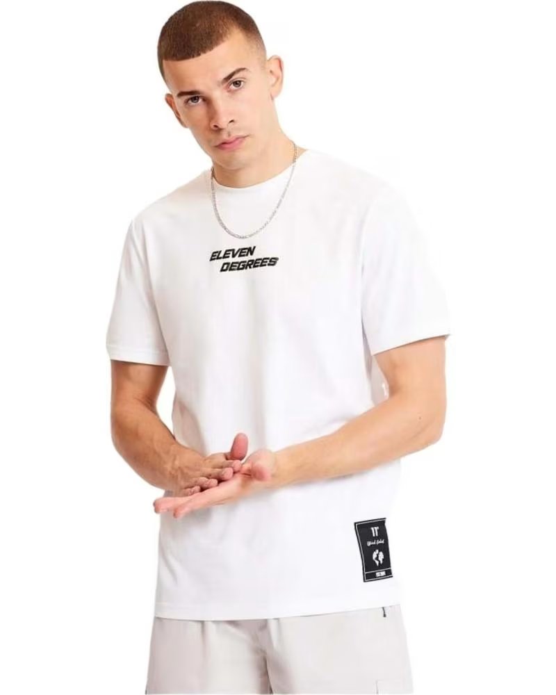 11 DEGREES CAMISETA BRANCA 11 DEGREES CITY CIRCLE GRAPHIC MASCULINA BLANCO