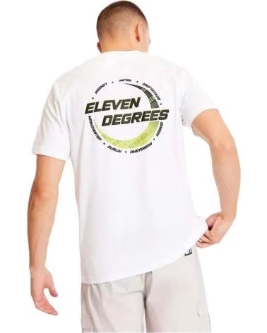 11 DEGREES CAMISETA BRANCA 11 DEGREES CITY CIRCLE GRAPHIC MASCULINA BLANCO