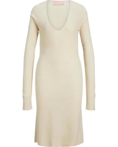 JJXX ROBE 12216852-BEIG EN MAILLE POUR FEMME BEIG