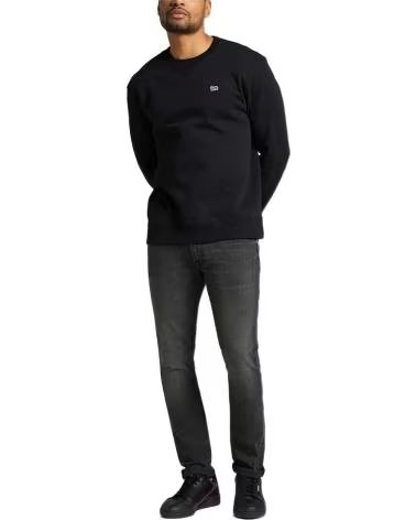 LEE MOLETOM PRETO COM LOGO MASCULINO LEE NEGRO