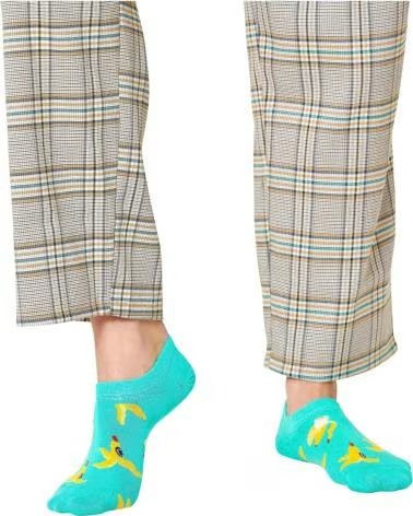 HAPPY SOCKS HAPPY SOCKS CHAUSSETTES BASSES ´BANANE´ TURQUOISE AZUL