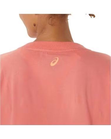 ASICS T-SHIRT ASICS A MANICHE CORTE DA DONNA ROSA