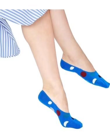HAPPY SOCKS HAPPY SOCKS UNSICHTBARE SOCKEN MIT BLAUEN PUNKTEN AZUL